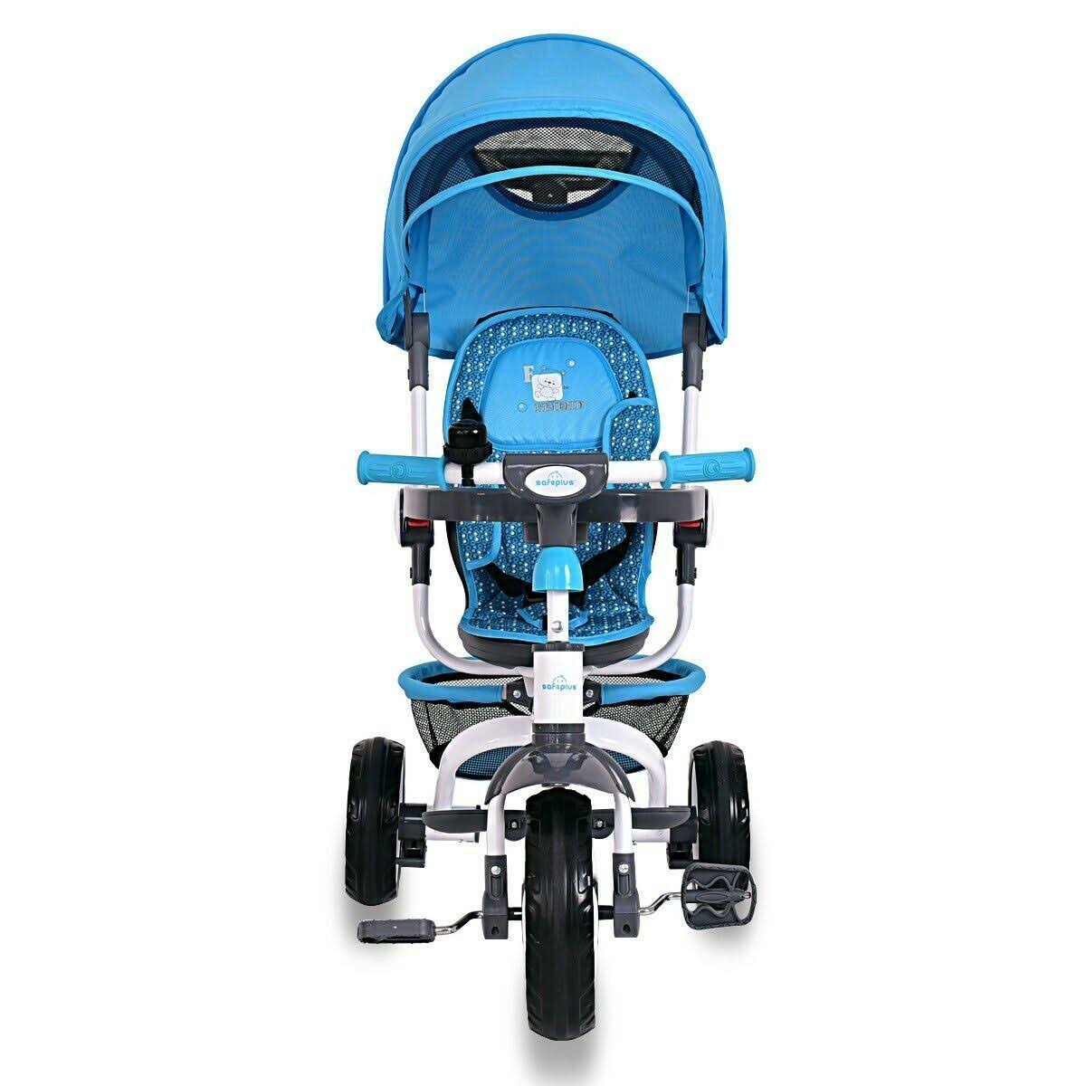 4-in-1 Detachable Baby Stroller Tricycle with Canopy W7230