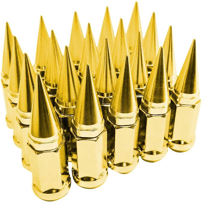 Set of 20 Blue Spike Lug Nuts G609