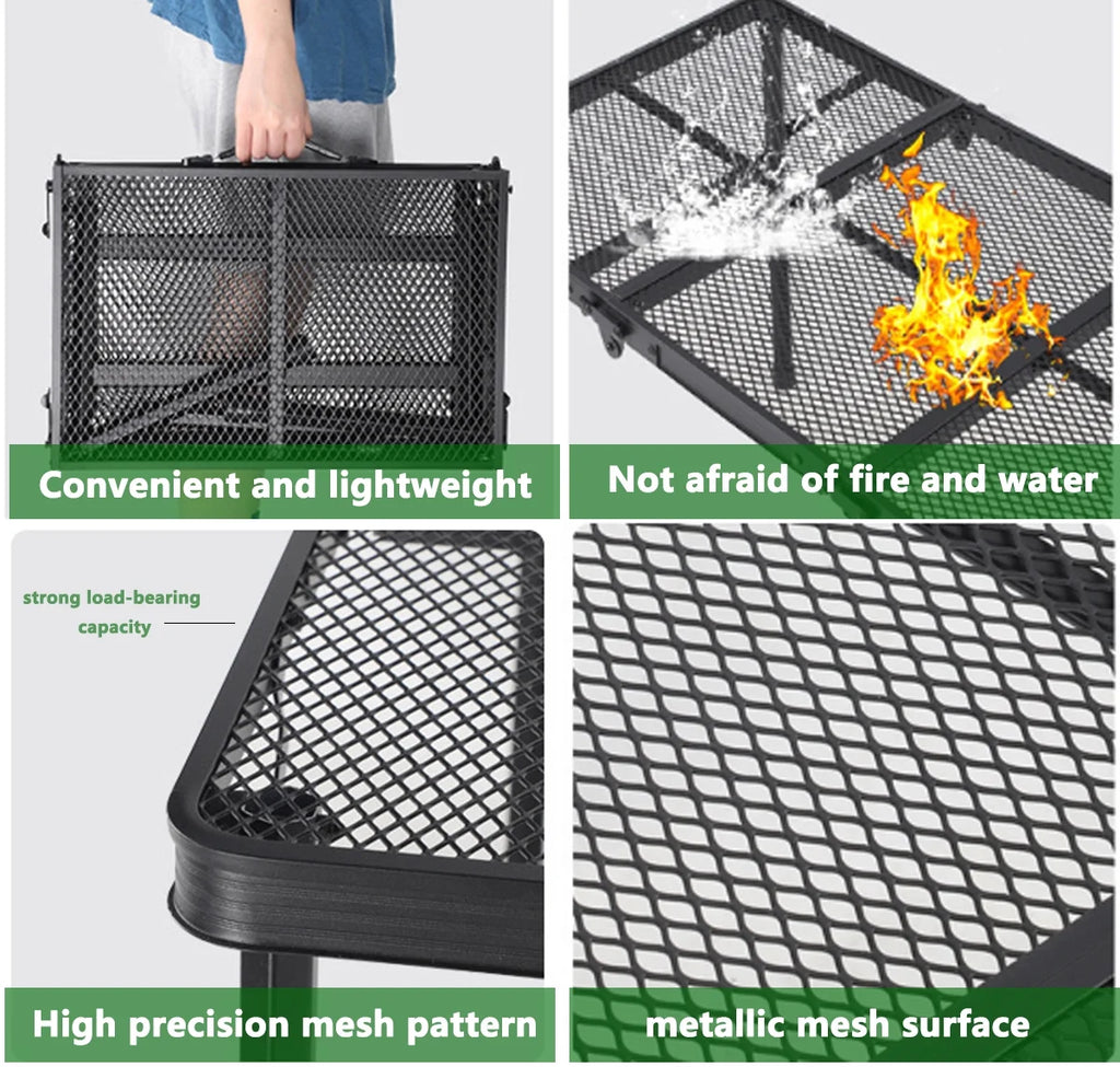 Folding Aluminum Grill Table N592486