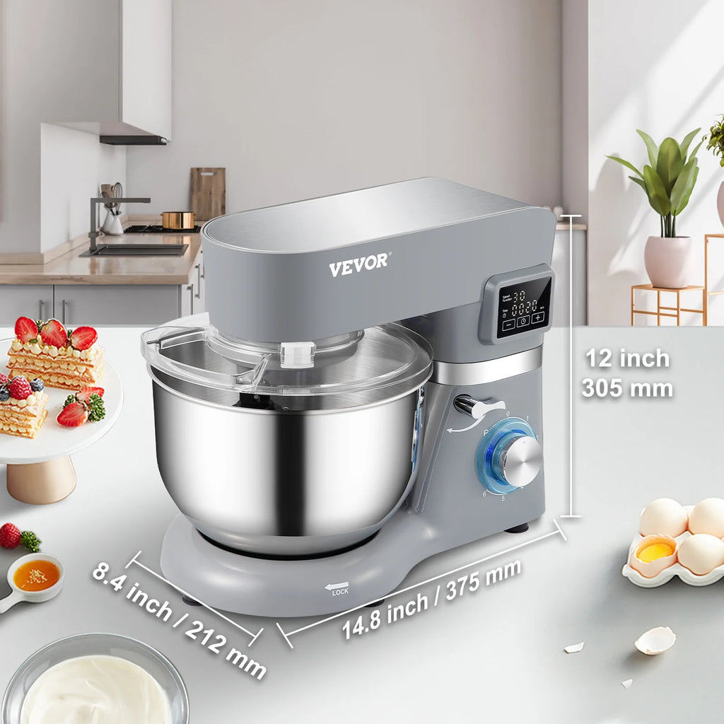 660W 6 Speeds Tilt-Head Stand Mixer with 5.8 Qt M967