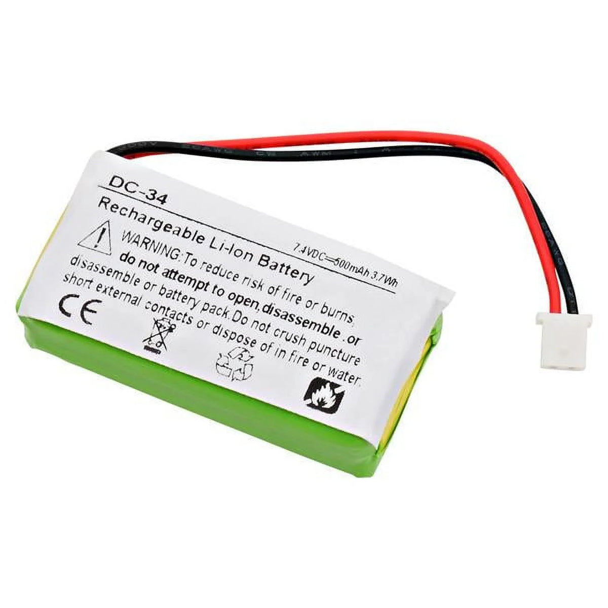 7.4V 500 mAh Dog Collar Battery T569