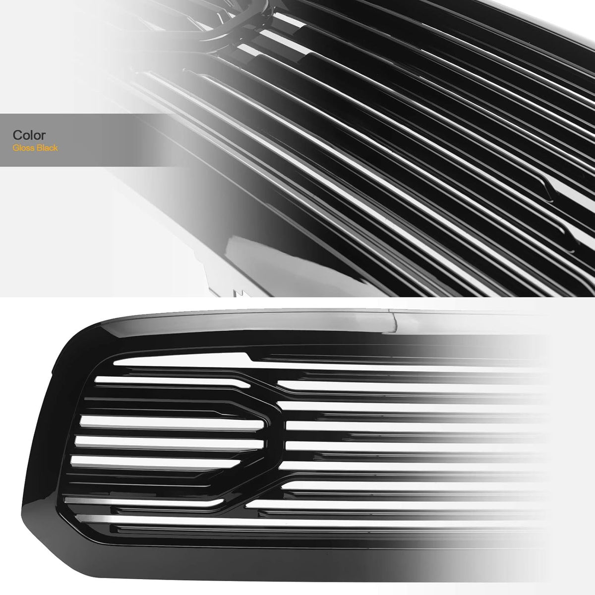 Black Front Hood Bumper Grille for Ram 1500 P323030