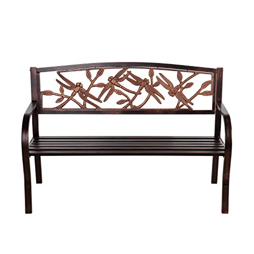 Cast Iron Metal Garden Bench R8285