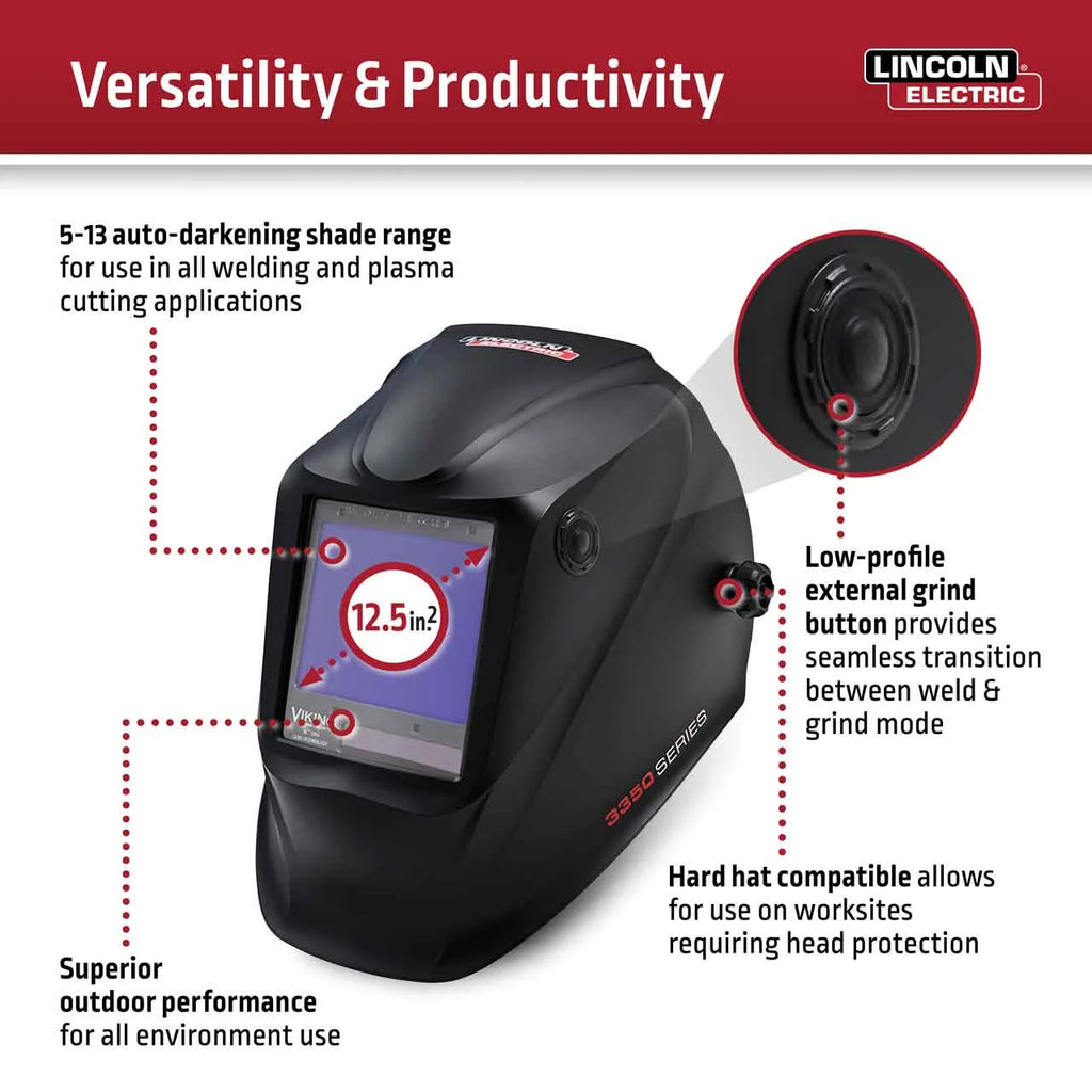 Auto Darkening Welding Helmet with 4C Lens Technology D506744