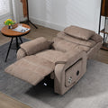 Lay Flat Recliner with Tabletop, Wireless Phone Charger, Cup Holder & Lumbar Pillow, Dual Motor Lift Chair, 400 lbs Capacity G56361