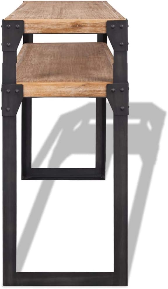 Solid Acacia Wood Console Table S69489