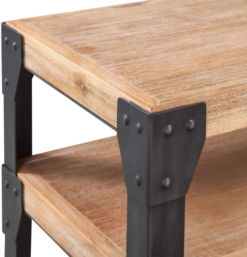Solid Acacia Wood Console Table S69489
