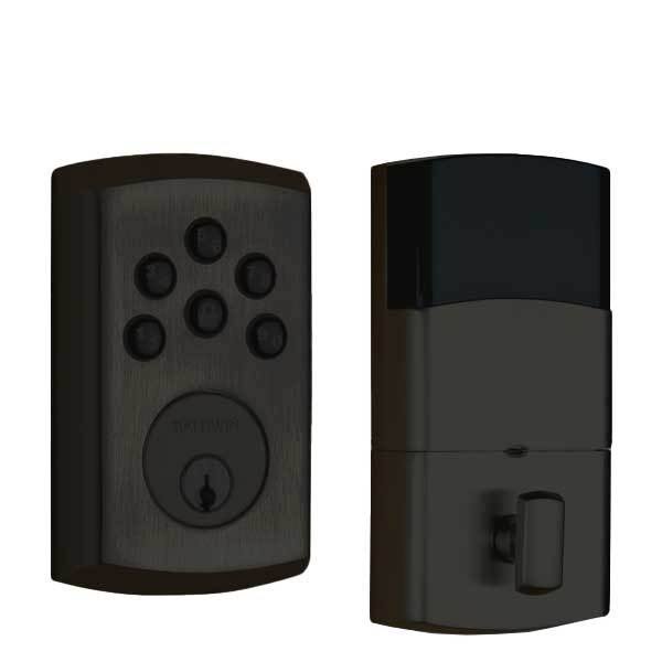 Satin Black Keyless Electronic Deadbolt Q926