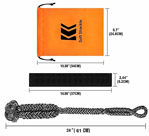 1/2" X 24" Soft Shackle with Extra Sleeves 2-Pack V28653