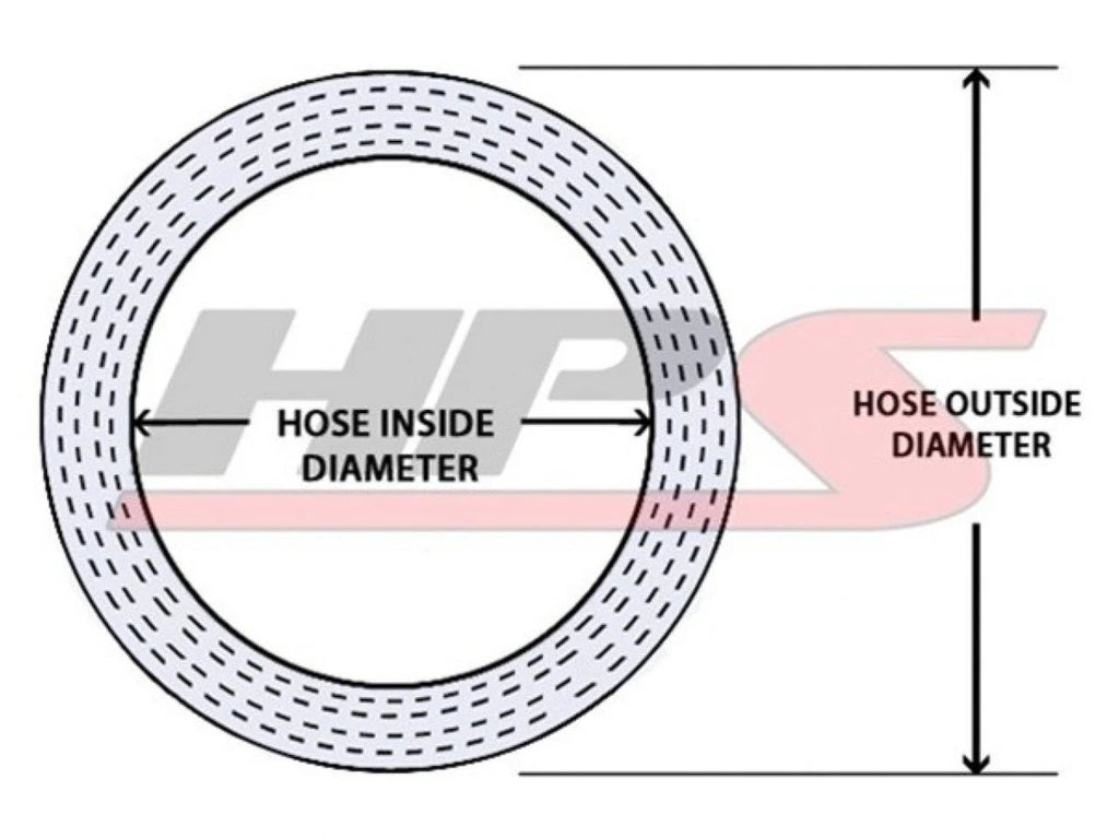 Blue 4-Ply Silicone CAC Hose L837