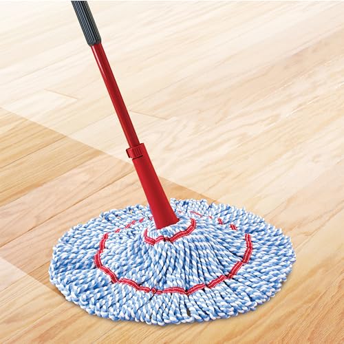 Microfiber Twist Mop with 2 Extra Refills, 18-Inch Mop Head V141063
