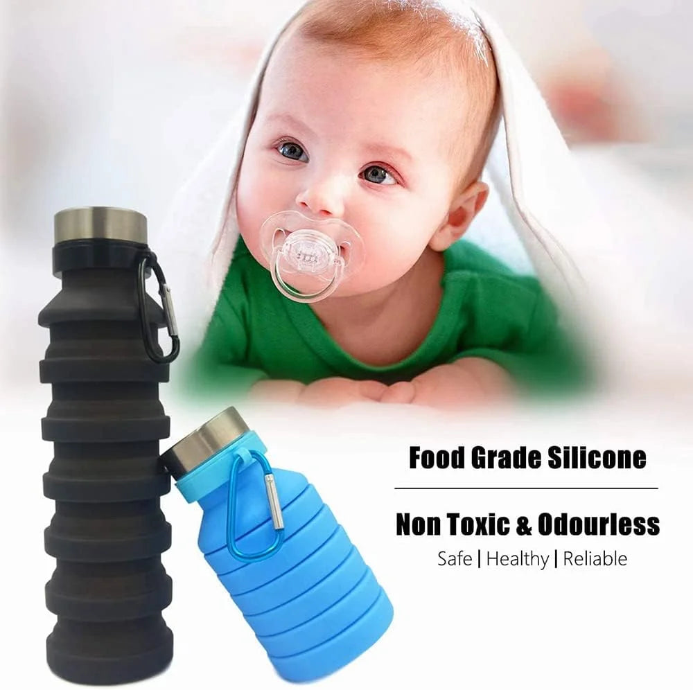 Collapsible Silicone Water Bottle Y74782
