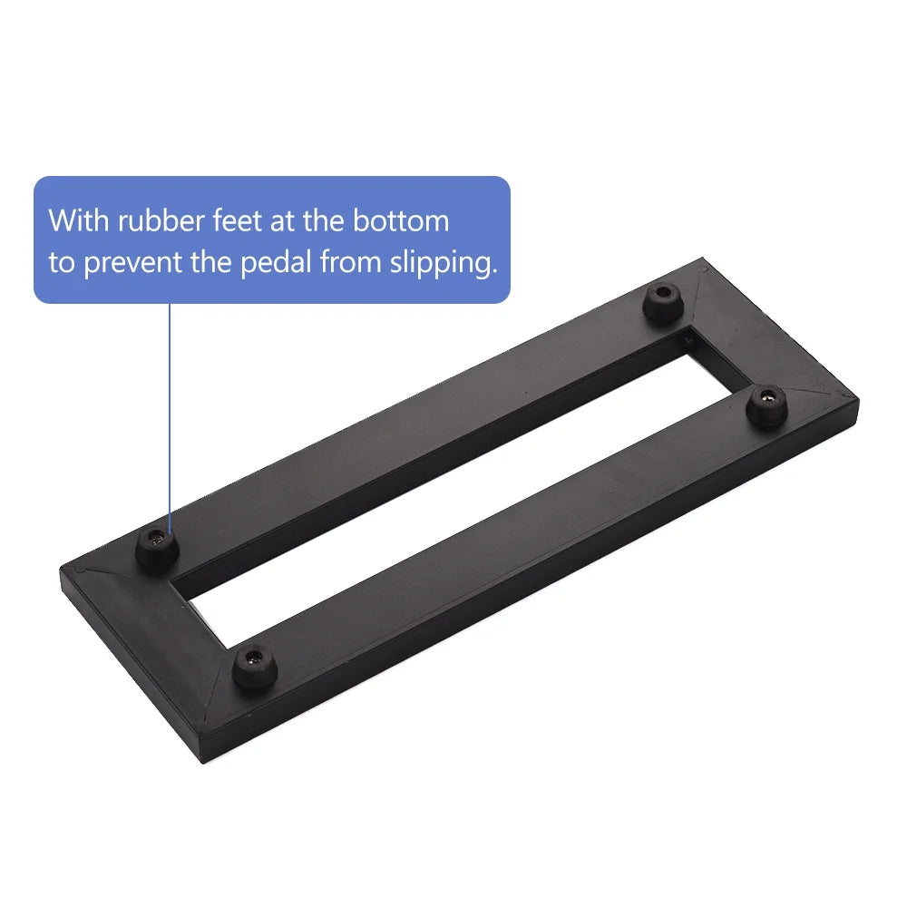 Guitar Effect Pedal Board Holder with Fastening Tapes Cable Tie Patch L505039