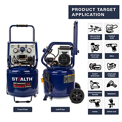 12 Gallon Ultra Quiet Oil-Free Air Compressor N4802