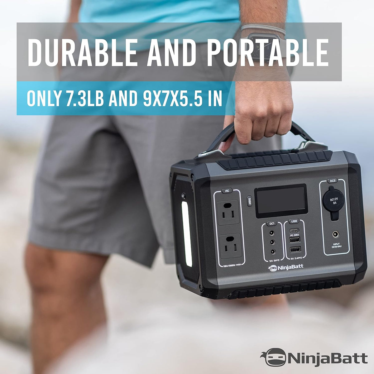 300W Portable Power Station 280Wh Solar Generator M234