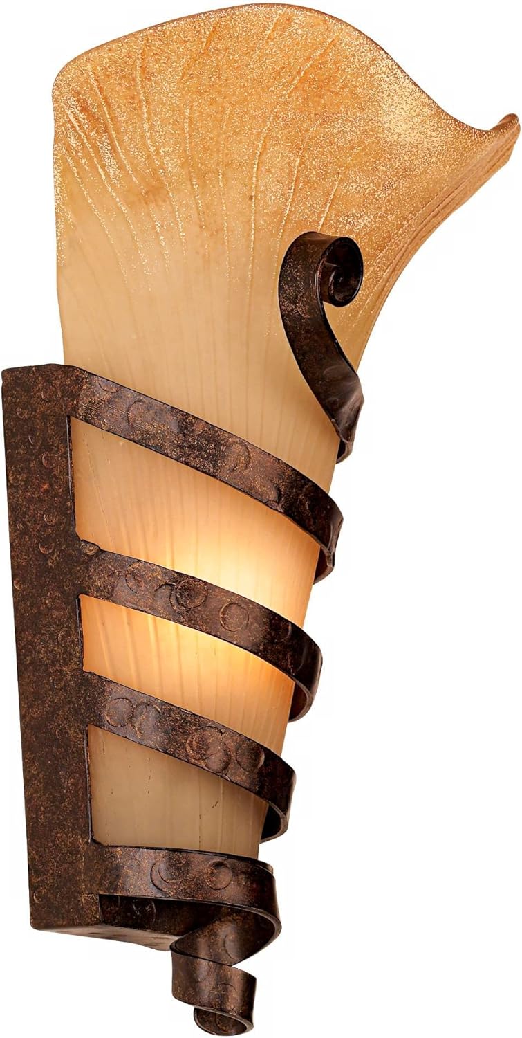 Set of 2 Rust Wall Light Sconces E108781