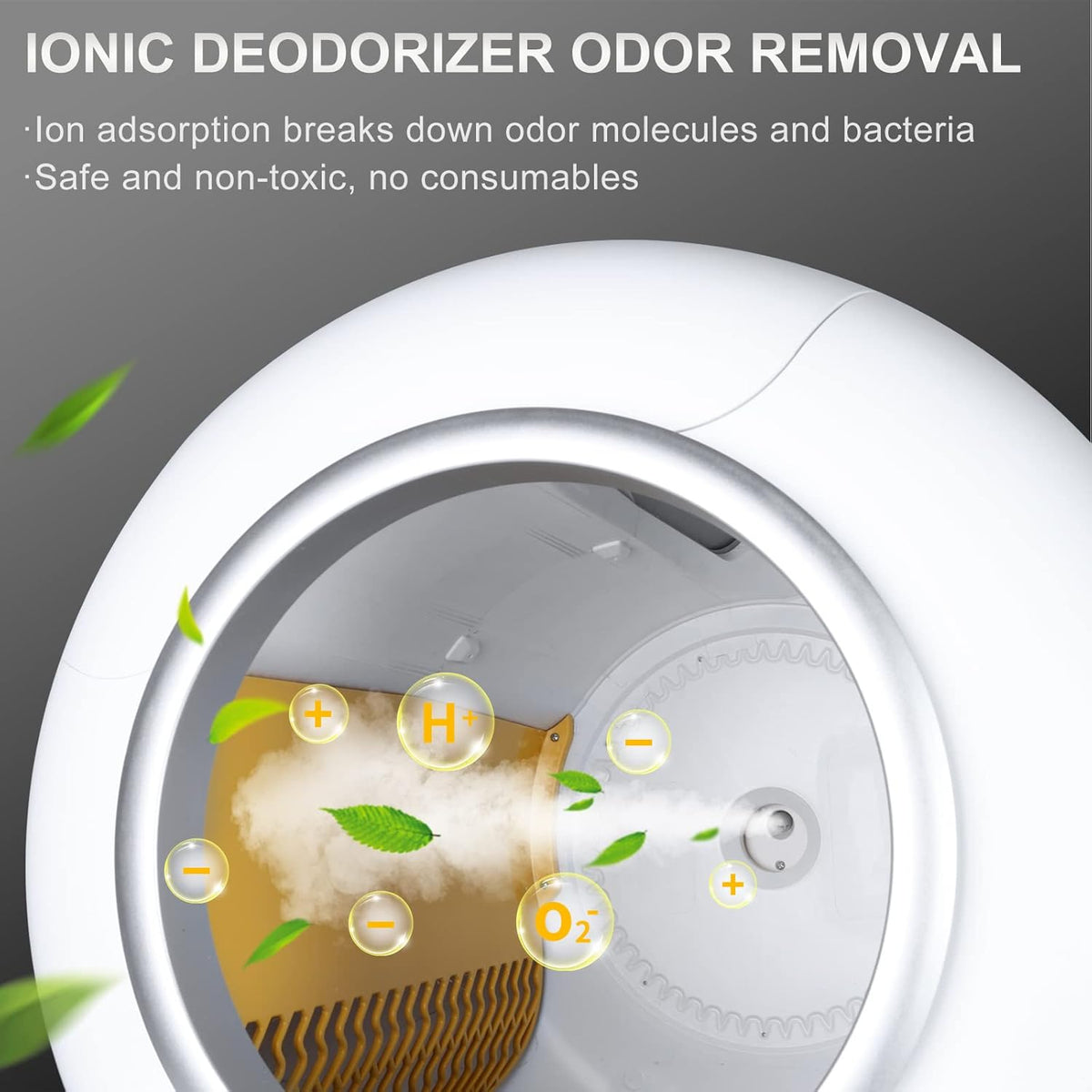 Automatic Self Cleaning Cat Litter Box with APP Control V74932