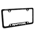 Black Forged Carbon Fiber License Plate Frame M899754