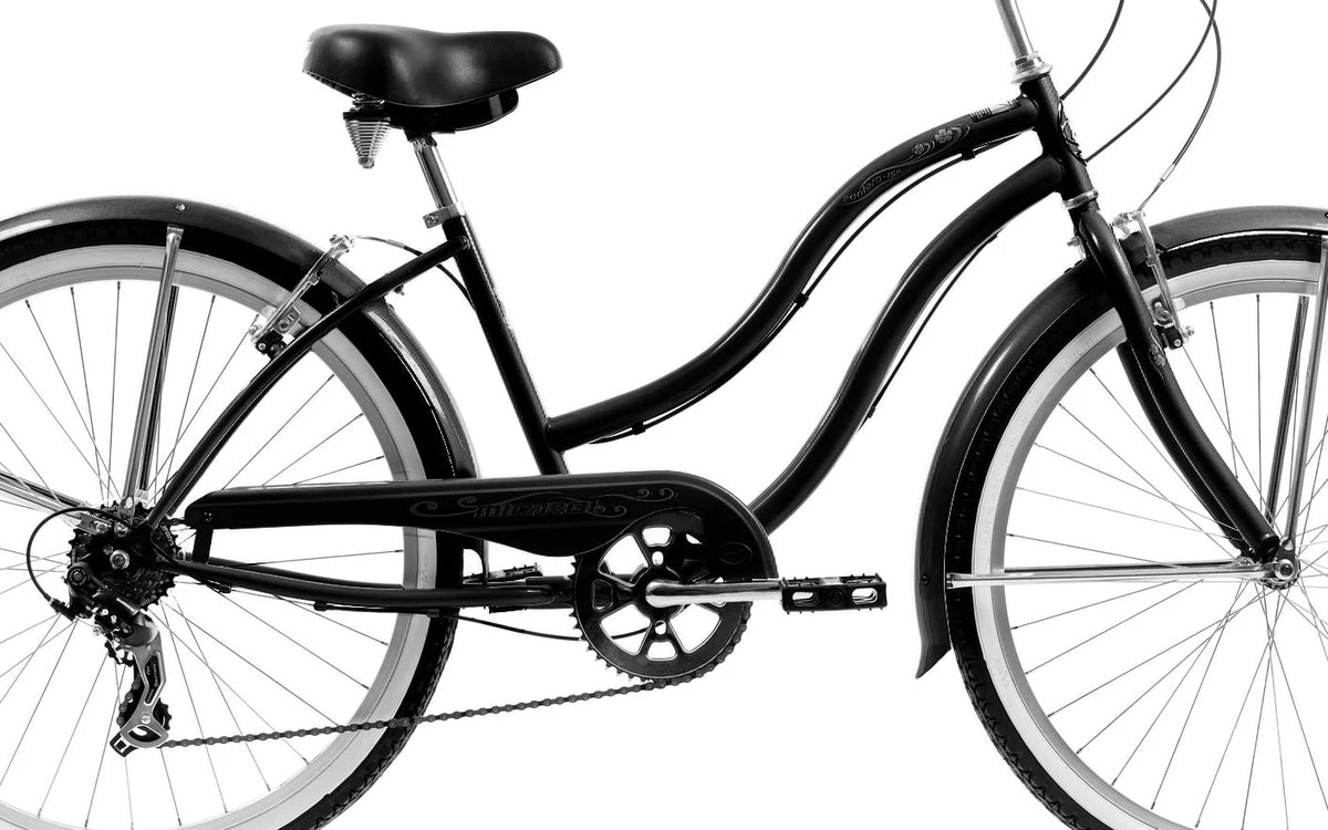 26 In. Single Speed Beach Cruiser Bicycle Pink H815