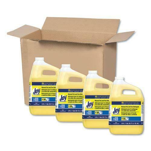 Lemon Scent Dishwashing Liquid One Gallon Bottle 4/Carton E956
