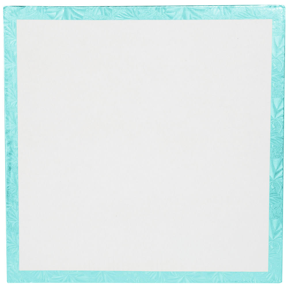 14x22 Blue Square Cake Drum - 12/Case K954
