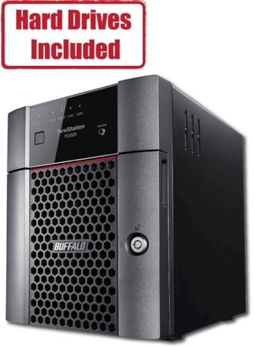 4-Bay 16TB Desktop NAS with Hard Drives Included I195