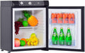 Compact Propane Electric Fridge Mini Refrigerator Absorption Cooler 1.4 Cu.Ft Black O261