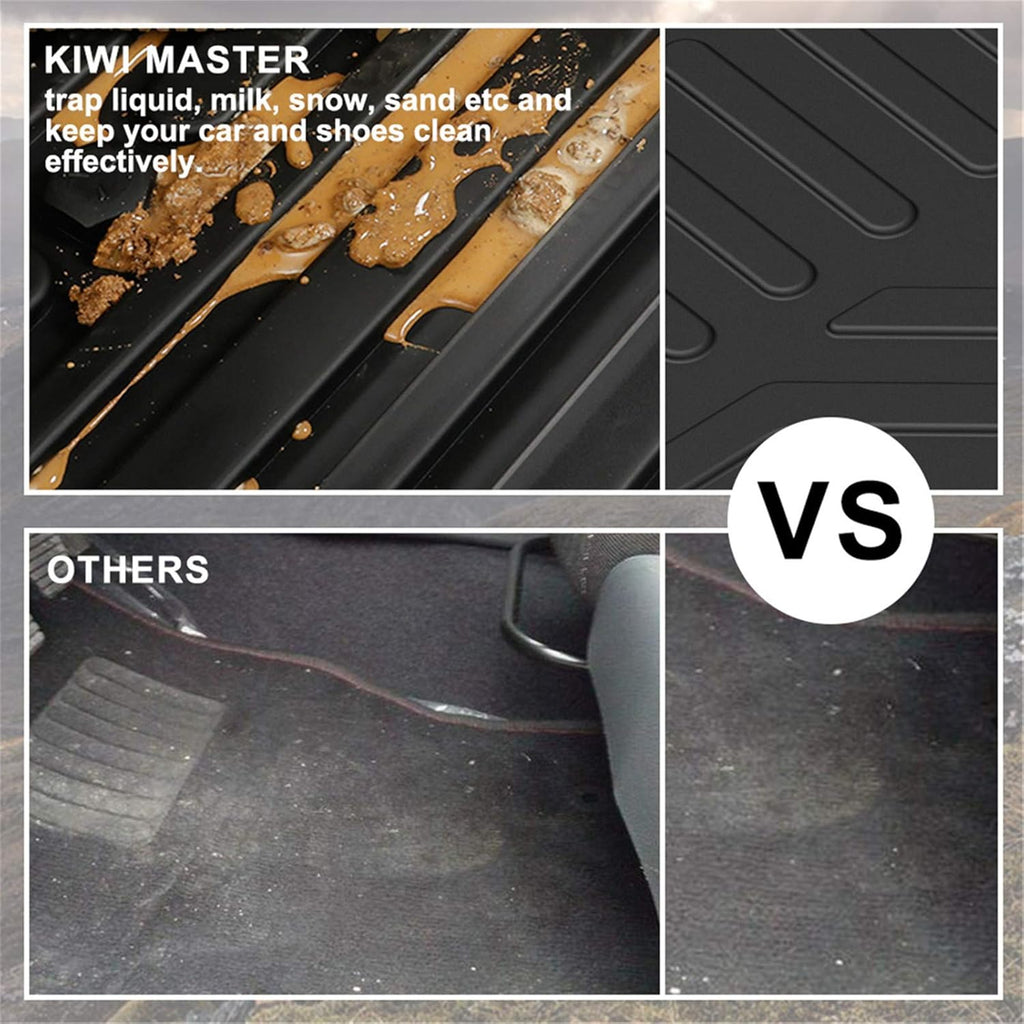 Black TPE All Weather Floor Mats for Ford Escape E8879