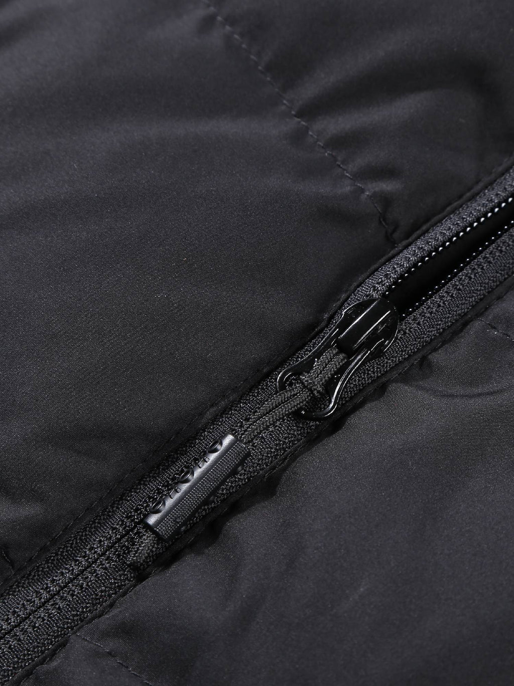 Heated Jacket with 90% Down Insulation, Black, L N330256