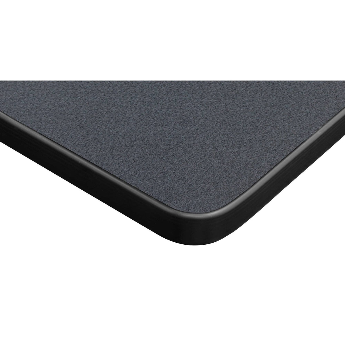Mahogany/Black L-Desk with Return W76974