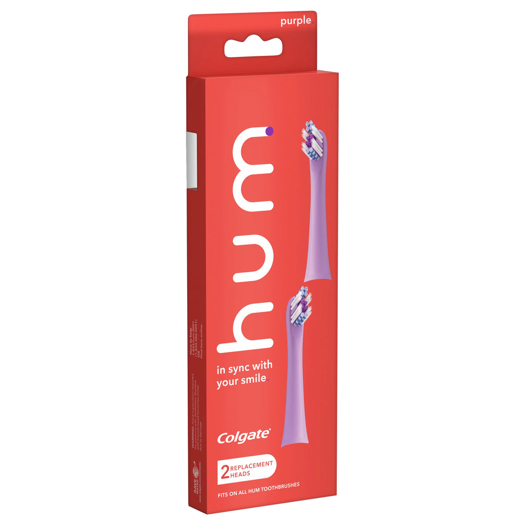 Purple Replacement Toothbrush Heads, 2 Pack T6026