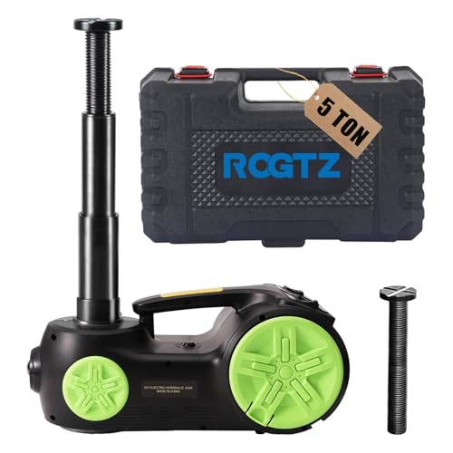 5 Ton 12V Electric Hydraulic Car Jack Kit with Impact Wrench and Tire Inflator Pump P564574