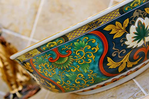Ceramic Porcelain Round Vessel Sink Bowl L207