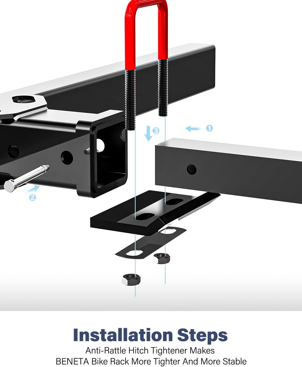 4 Bike Hitch Mount Bike Rack G638142