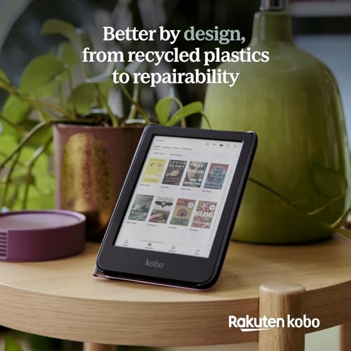 Black 6" Glare-Free Colour E Ink eReader with 16GB Storage V469302