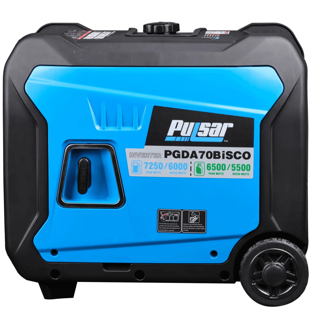 7,250 Watt Dual Fuel Inverter Generator W754509