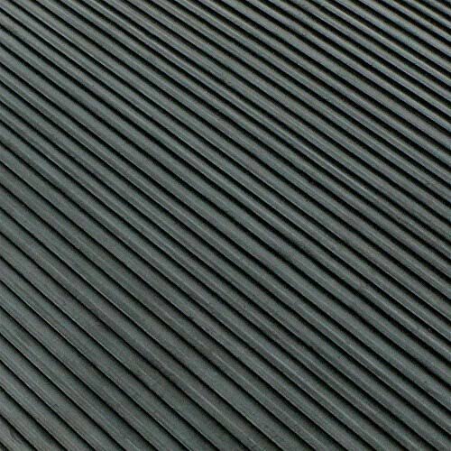 Black 1/8 in x 3 ft x 10 ft Non-Slip Rubber Floor Mat K2964
