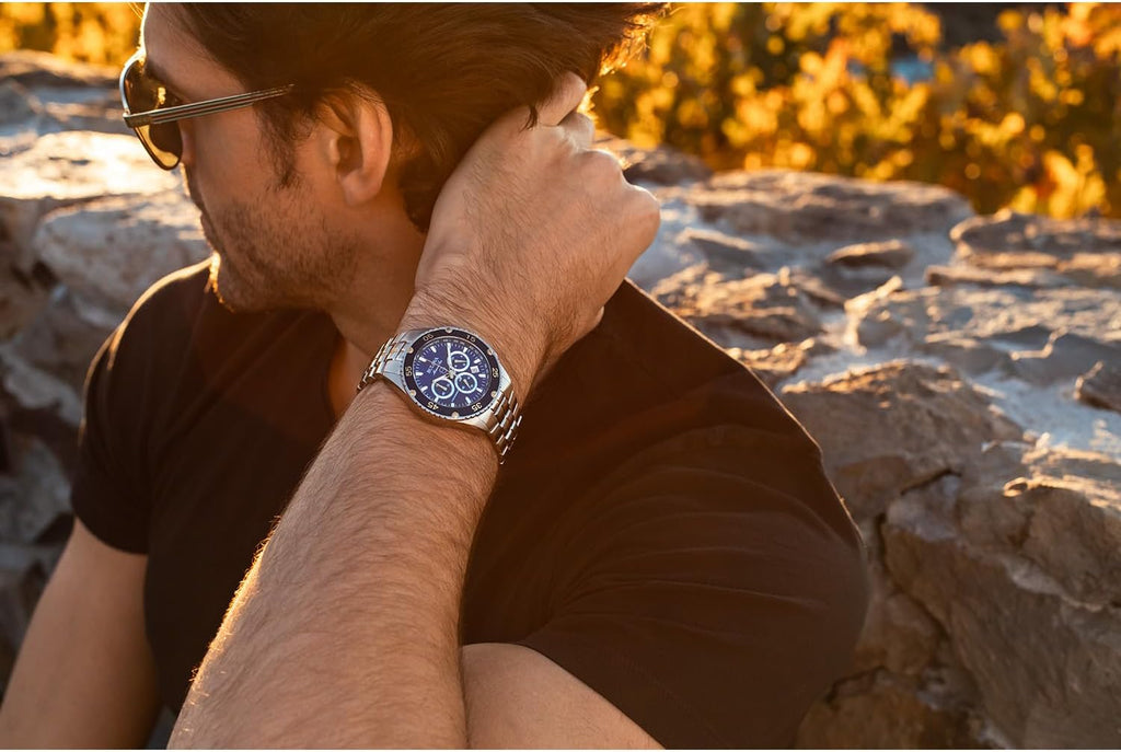 Two-Tone Stainless Steel Chronograph Quartz Watch Y62168
