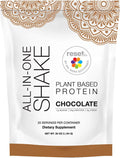 Chocolate Plant Based Protein Meal Replacement Shake, 20 Servings, 33.3oz, Pack of 2 A391481