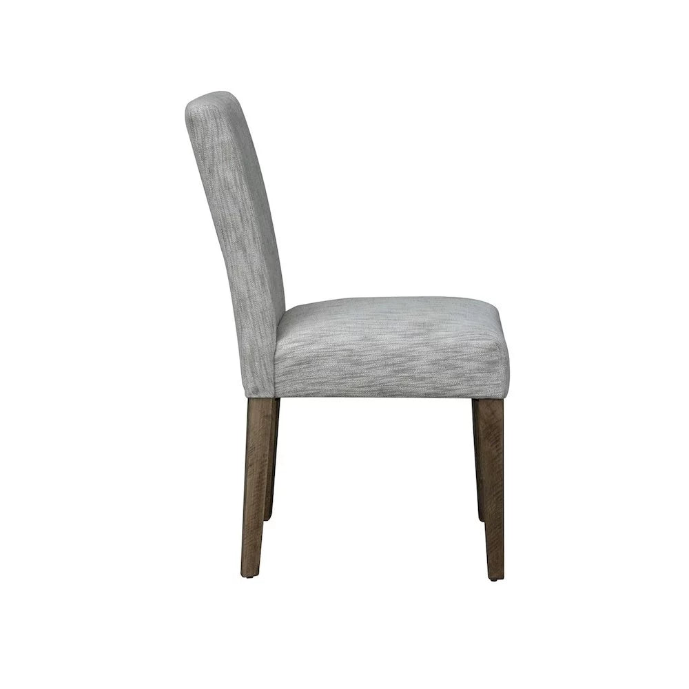 Brown Set of 2 Upholstered Side Chair P15604