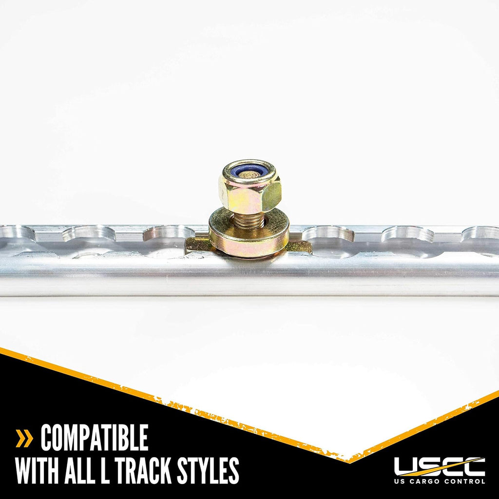 L Track Double Lug Threaded Stud Fitting, 10 Pack R959