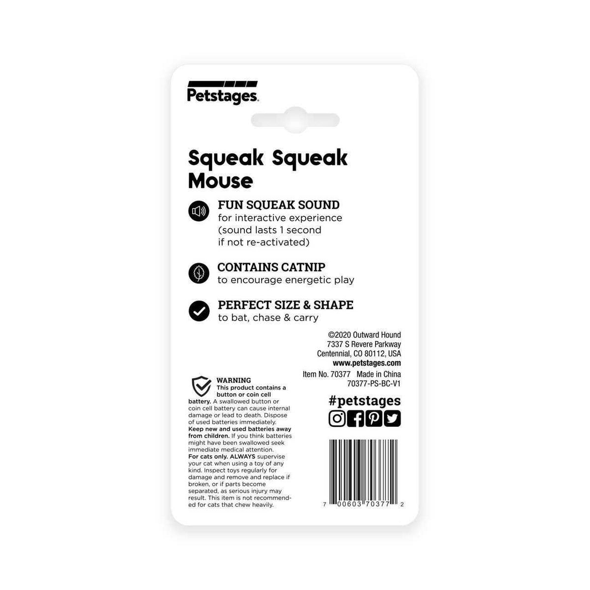 Squeak Mouse Cat Toy P433