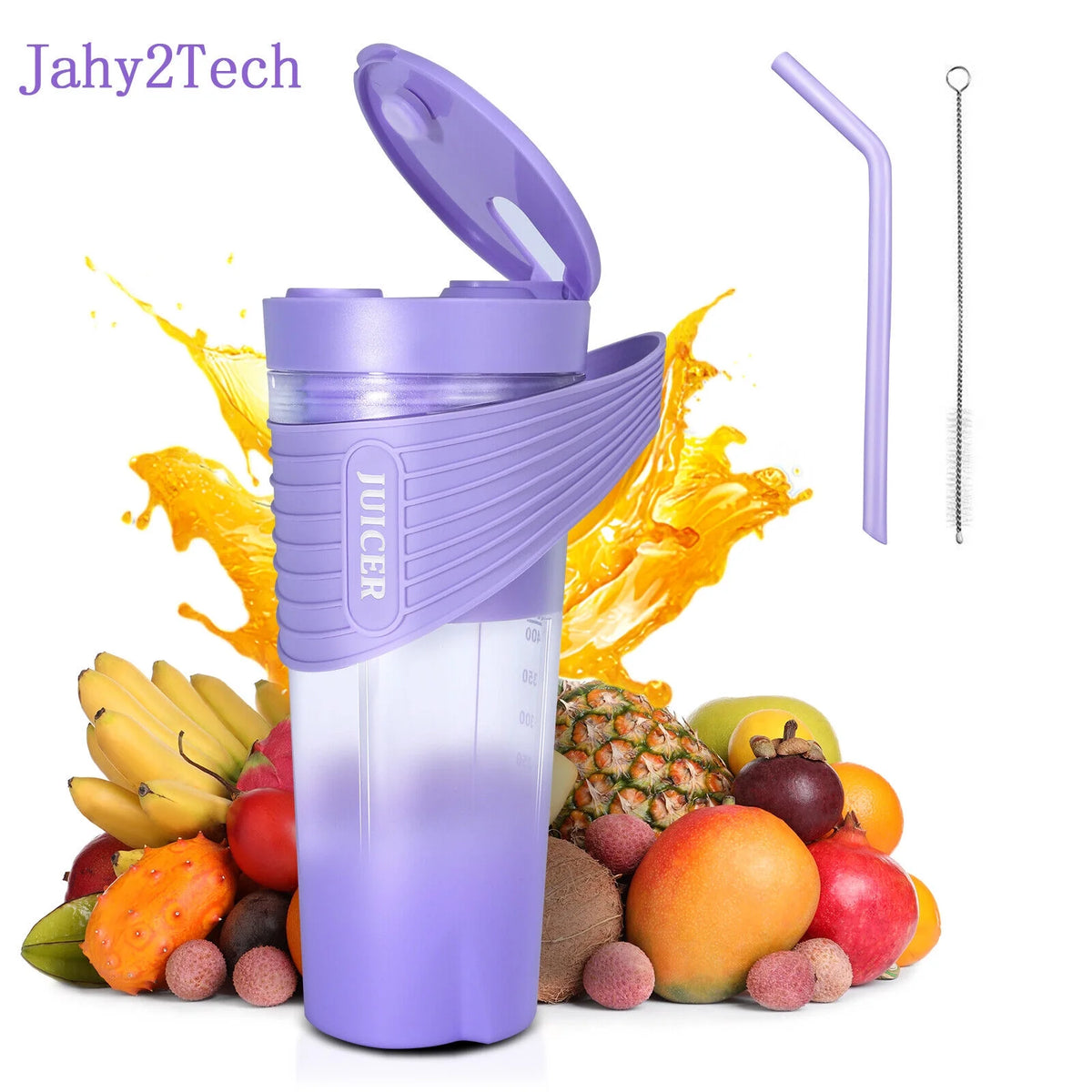 USB Rechargeable Portable Mini Juicer Cup Blender K2747