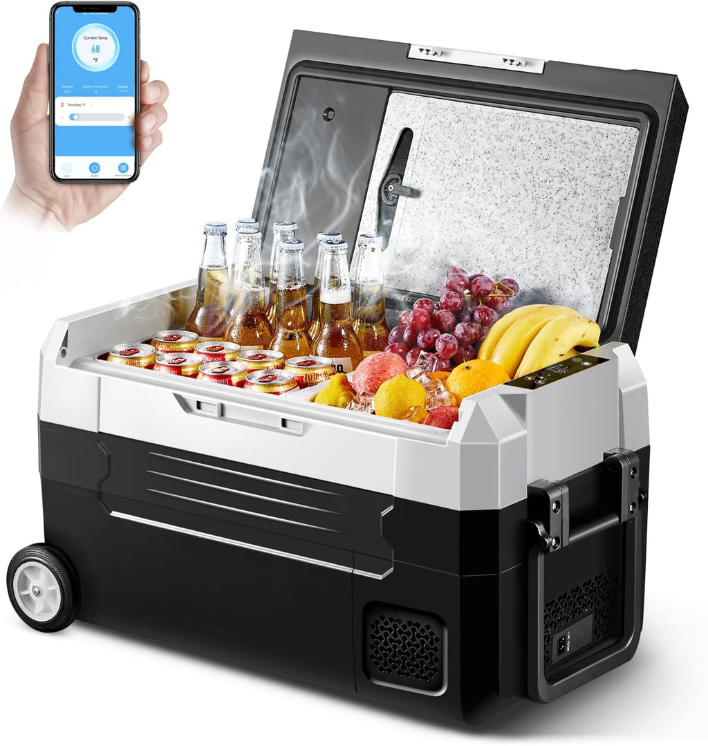 Portable Car Refrigerator 37 Quart Dual Zone Compressor Cooler B36565