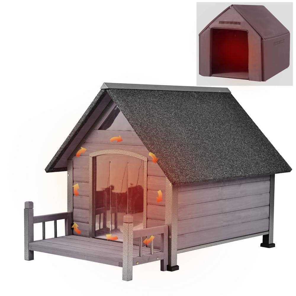 Insulated Large Dog House with Liner V22534