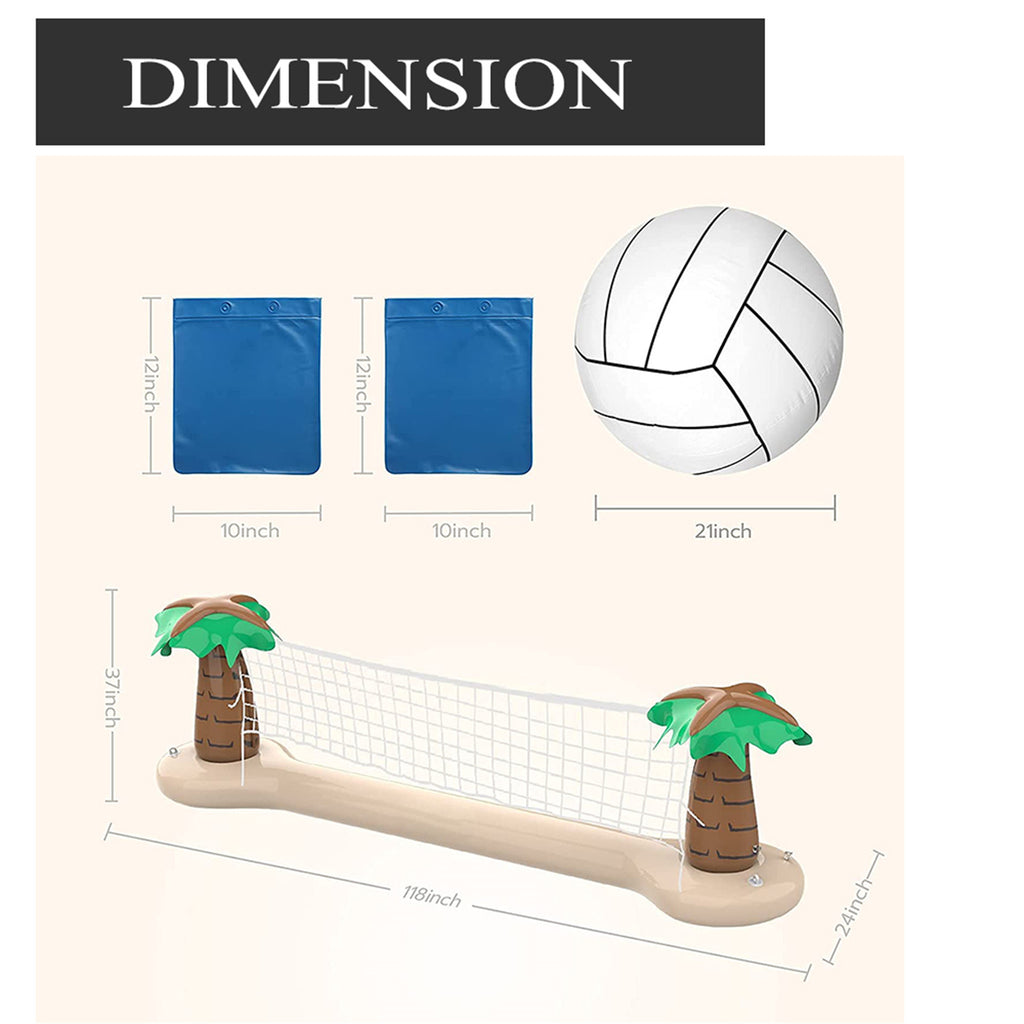 Inflatable Pool Volleyball Set G839534