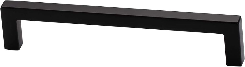 Flat Black 5 Inch Cabinet Drawer Handle Pulls 10 Pack Y633927