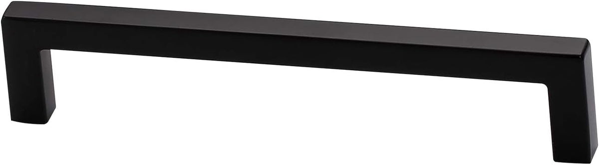 Flat Black 5 Inch Cabinet Drawer Handle Pulls 10 Pack Y633927