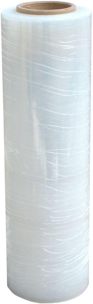 18 inch x 1500 Feet 80 Gauge Clear Stretch Wrap Y9462