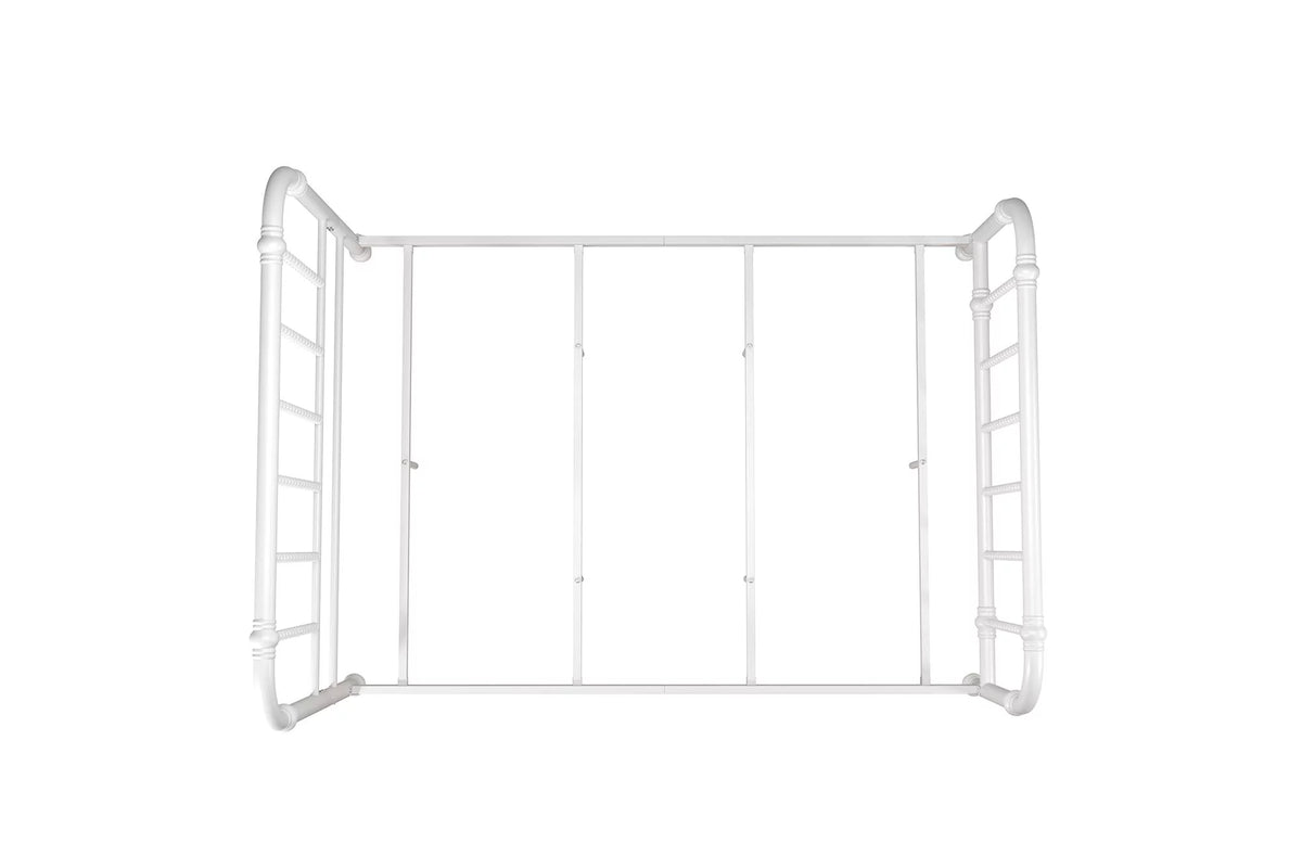 White Full Metal Bed Z758